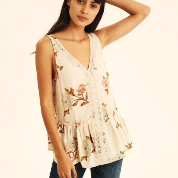 American Eagle Outfitters Tops - American Eagle Floral Sleeveless Boho Tunic sz.SP